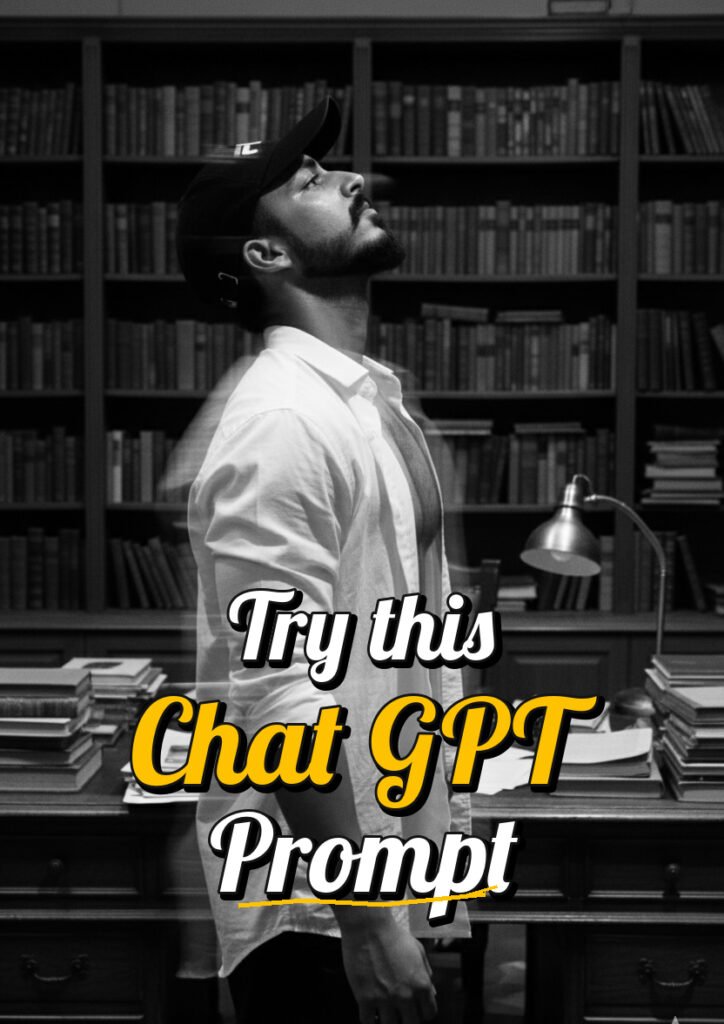 Cinematic Black & White Portrait ChatGPT Prompt