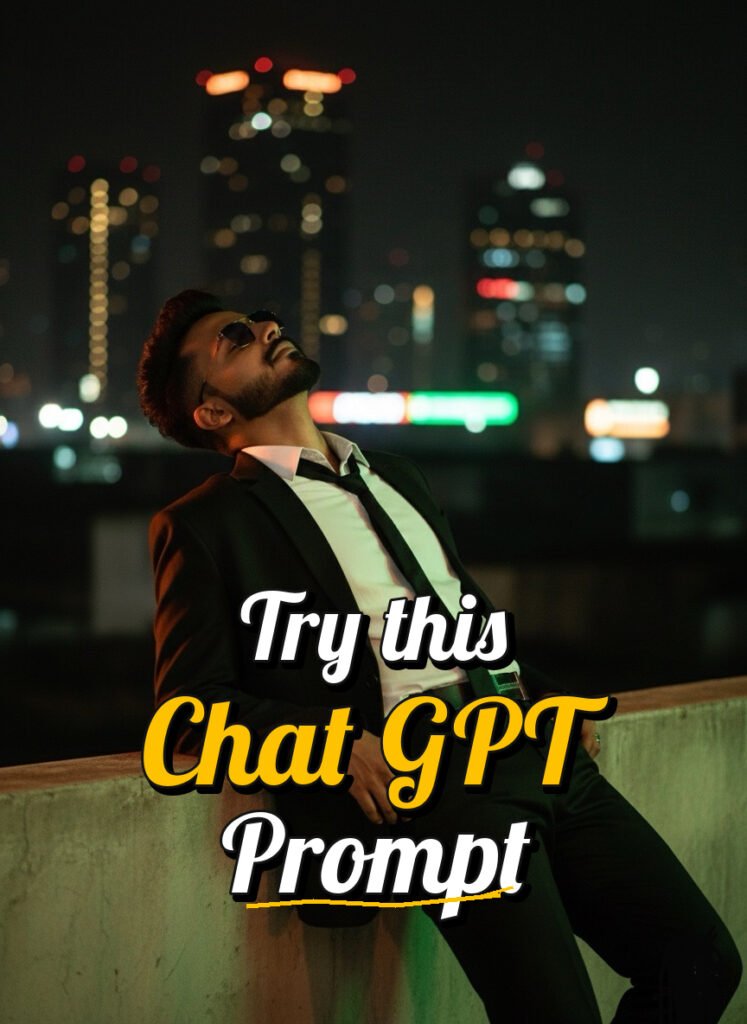 Cinematic City Night Portrait ChatGPT Prompt