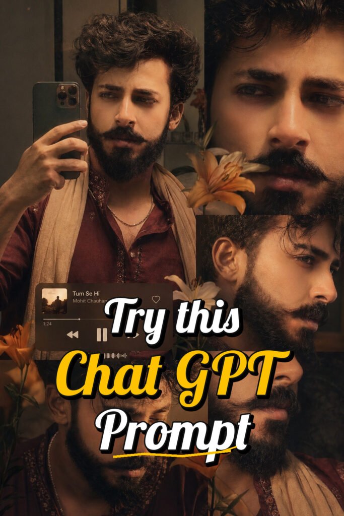 aesthetic selfie collage ChatGPT prompt