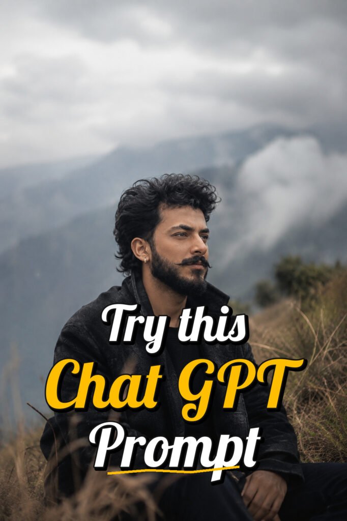 cinematic mountain portrait ChatGPT prompt
